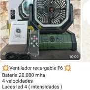 Ventilador recargables F-6 - Img 55531451