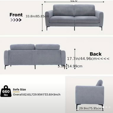 SOFA NUEVO EN CAJA EXACTO COMO VE EN LA FOTO CON SUS MEDIDAS - 2/2