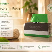 🚰 Llave de Paso 1/2" Hembra GREENPRO 💰 4 USD ✨ características 👇 casa viva - Img 55787771