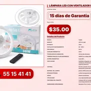 LÁMPARA LED CON VENTILADOR INTEGRADO VPT-0162 - Img 56216049
