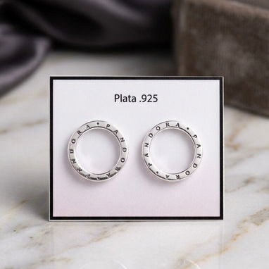Aretes Pandora de plata s'925 - Img 123216833