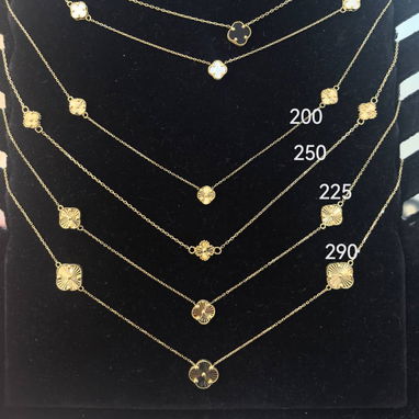 Csdenas, aretes y manillas van cleff oro original 10k - 2/5