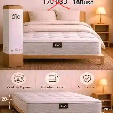 COLCHON EKO CAMERO AL VACIO PRECIO 160 USD http://Wa.me/50728162 - Img 118616110