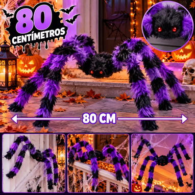 🎃🕷️Arañas y telarañas de varias medidas para decoración de Haloween 🎃 Productos Originales americanos 🇺🇲 - 3/10