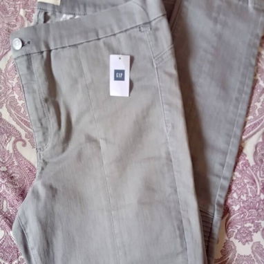 Pantalon Jeans elastizado gris p/ hombre talla 32 marca GAP - Img 89863636