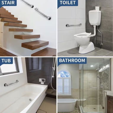 🚨 🚨 BARRA DE SEGURIDAD PARA EL BAÑO 🚿. ACCESORIOS DE SEGURIDAD Y APOYO - Img 120637125