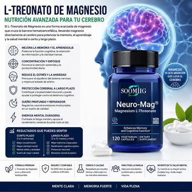 Importante y necesario nutriente L Treonato de Magnesio - Img 123388887