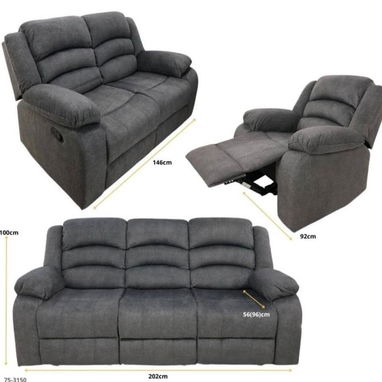 SOFÁ NUEVO MODERNO IMPORTADO. SOFÁ CAMA/SOFÁ EN L/SOFÁ CON PUFF/SILLÓN RECLINABLE. - Img 123778169