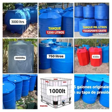 Tanques de agua 💦d diferentes medidas✅ Calidad 💯✅ y resistentes al sol☀️✅ Con su transporte gratis 🙀 para todas parte - 4/10