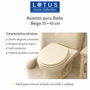 Asiento para baño Lotus - Img 55730059