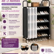 Zapatera de 5 niveles con protección antipolvo (DH) - Img 56630679