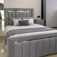 Camas capitoneadas, variedad de modelos y estilos ,no dude en darle un toque especial a su dormitorio - Img 58304979