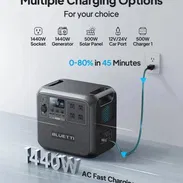 BLUETTI AC180 Nueva 1152Wh 1800W – Estación de Energía Portátil LiFePO₄ con Carga Rápida, UPS y App - Img 57758551