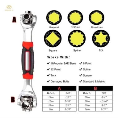 Llave universal profesional 48 en 1 - Img 117028467