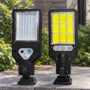 Reflectores LED para exterior, con sensor de movimiento y panel solar - Img 55059496