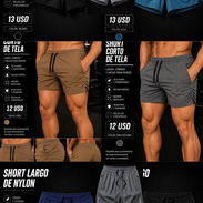 Short de hombre largo corto con licra y de nylon - Img 56081639
