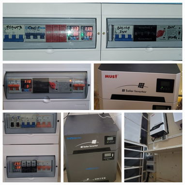Instalación profesional de inversores, estaciones de energía, paneles solares - Img 114585147