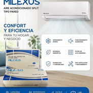 *Split Milexus de 1 tonelada de 220v* *Incluye Tuberías de cobre - Img 55944261