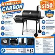 🔥🥩 ¡PARRILLA DE CARBÓN CON AHUMADOR LATERAL! 🥩🔥 - Img 57866500