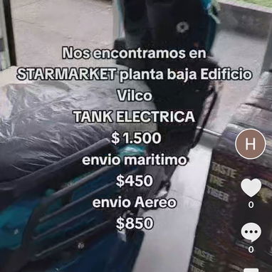 TANK ELECTRICA  ..YA HAY ENVIO - 3/4
