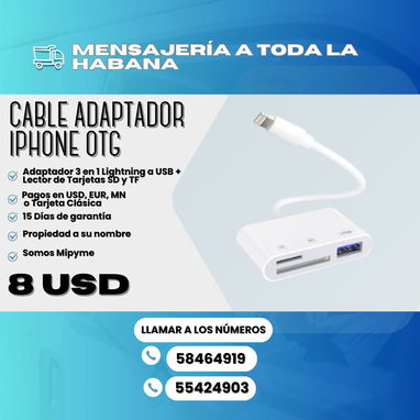 Adaptadores para móviles tipo c y para iPhone - Img 108358308