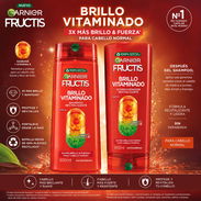 ORIGINAL Set Shampoo & Acondicionador Garnier Fructis Brillo Vitaminado - Img 56271806