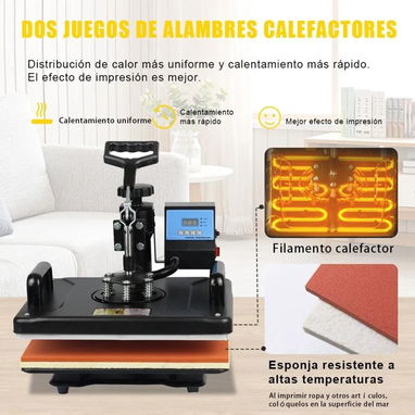 Maquina de sublimar 15 X 1 nueva sellada en su caja 0Km - Img 114222607