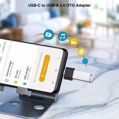 Adaptador Otg usb a tipo C - Img 120641158