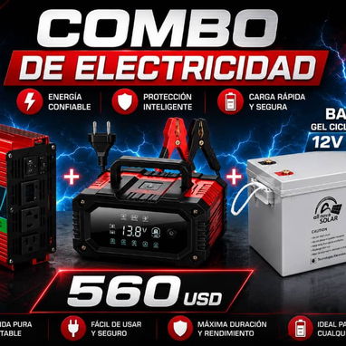 💥EL COMBO PERFECTO PARA LOS APAGONES ¡NO TE QUEDES SIN ENERGÍA⚡! - Img 123139658