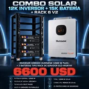 Combo solar 12k inversor + 15k batería + Rack 6 V2 - Img 57584418