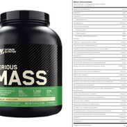 mass gainer optimun nutrition 6lb - Img 45591109