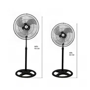 Ventilador de pie 18" 75W industrial - Img 56832951