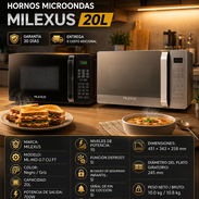 🌮HORNO 🌮 MICROONDAS MILEXUS 20 LITROS. MENSAJERÍA CON FACTURA Y GARANTÍA. 📲 54833699 - Img 56084758