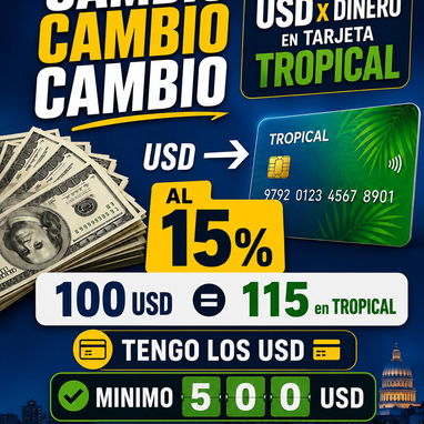 USD X SALDO EN CLÁSICA Y TROPICAL - Img 125795802
