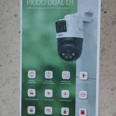 Cámara IP PT Wifi Dual de 6 MP/ Dos lentes de 3 MP cada uno (fijo y PT), Iluminador Dual Inteligente, IR 50m, Microfono - Img 115336639