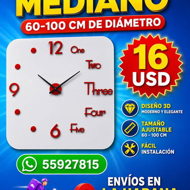 Relojes para pared - Img 119832956