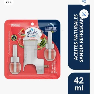 Aromatizador Electrico con 2 repursto, Aroma Sandia Refrescante - 2/7