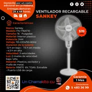 🚨 RECARGABLE 🚨 VENTILADOR SANKEY RECARGABLE. MENSAJERÍA CON FACTURA Y GARANTÍA DE 1 MES. TLF 54833699 - Img 50510706