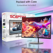 MONITOR PARA PC 27 PULGADAS CURVO 100HZ MARCA SCEPTRE NEW SELLADO EN CAJA. TRAIDO DE USA. - Img 55480701