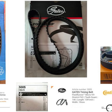 Correas distribución Fiat 125 - Img 118798913