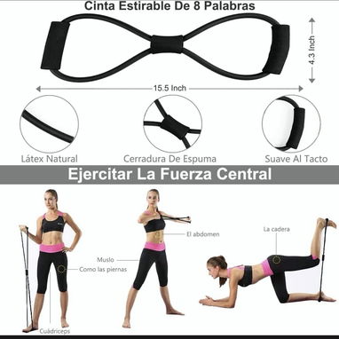Kit de ejercicios rodillo abdominal barras push-up ejercitador suiza nuevo en caja 54321470 - Img 96352075