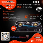 💲50💲COCINA EKO VITROCERÁMICA 3 HORNILLAS. FACTURA Y 6 MESES DE GARANTÍA. TLF 54833699 - Img 49171516