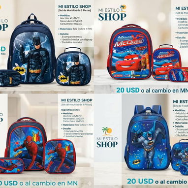 Set de mochilas - 4/5