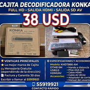 Cajita Decodificadora KONKA FULL HD salida HDMI, salida SD AV, 📱55919921 40 USD. Mensajerías gratuita. - Img 55249261