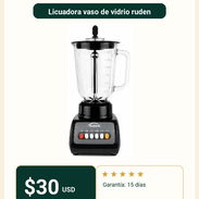 🚲 Licuadora vaso de vidrio ruden - Img 56866544