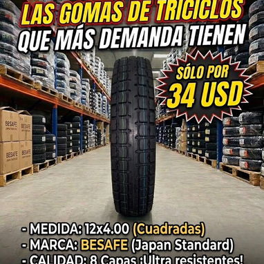 Gomas, neumáticos , triciclos , eléctricos - 4/4