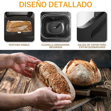 Maquina para hacer el pan en casa, marca no. 1 del mundo GALULO, super profesional - Img 94362206