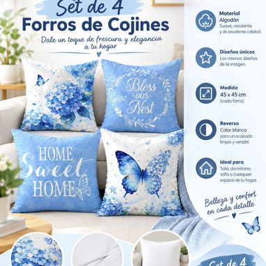 Cojines set de 4 - 4/5