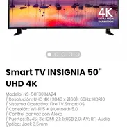 Smart TV INSIGNIA 50" UHD 4K. Nuevo con garantía - Img 48685307