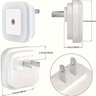 Luz Nocturna LED Inteligente: Seguridad y Estilo en cada Paso - Img 121075086